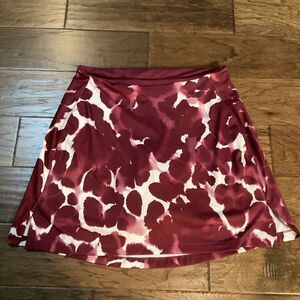 Ladies Nike performance Skort Medium‎ maroon / white